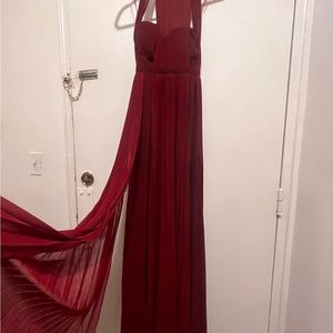 Super Classy Maxi evening dress with flow drapery sides